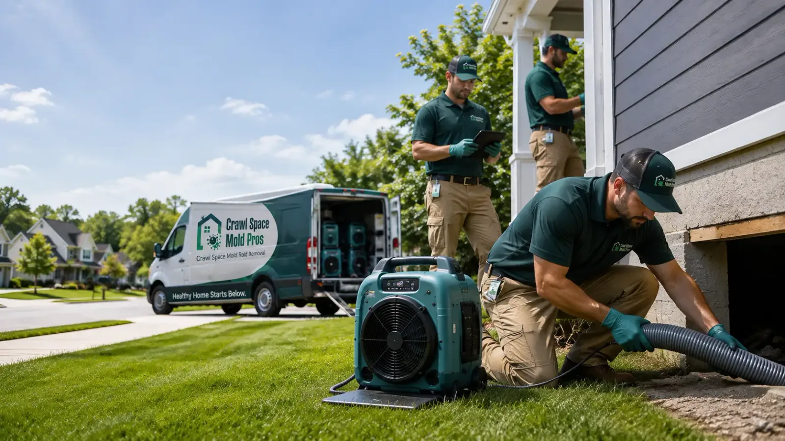 Crawl Space Mold Removal in Pembroke Township, IL